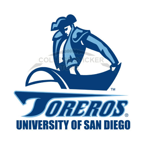 Homemade San Diego Toreros Iron-on Transfers (Wall Stickers)NO.6112